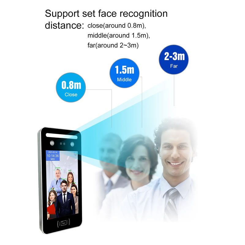 AI08 Biometric Facial Recognition System For Access Control